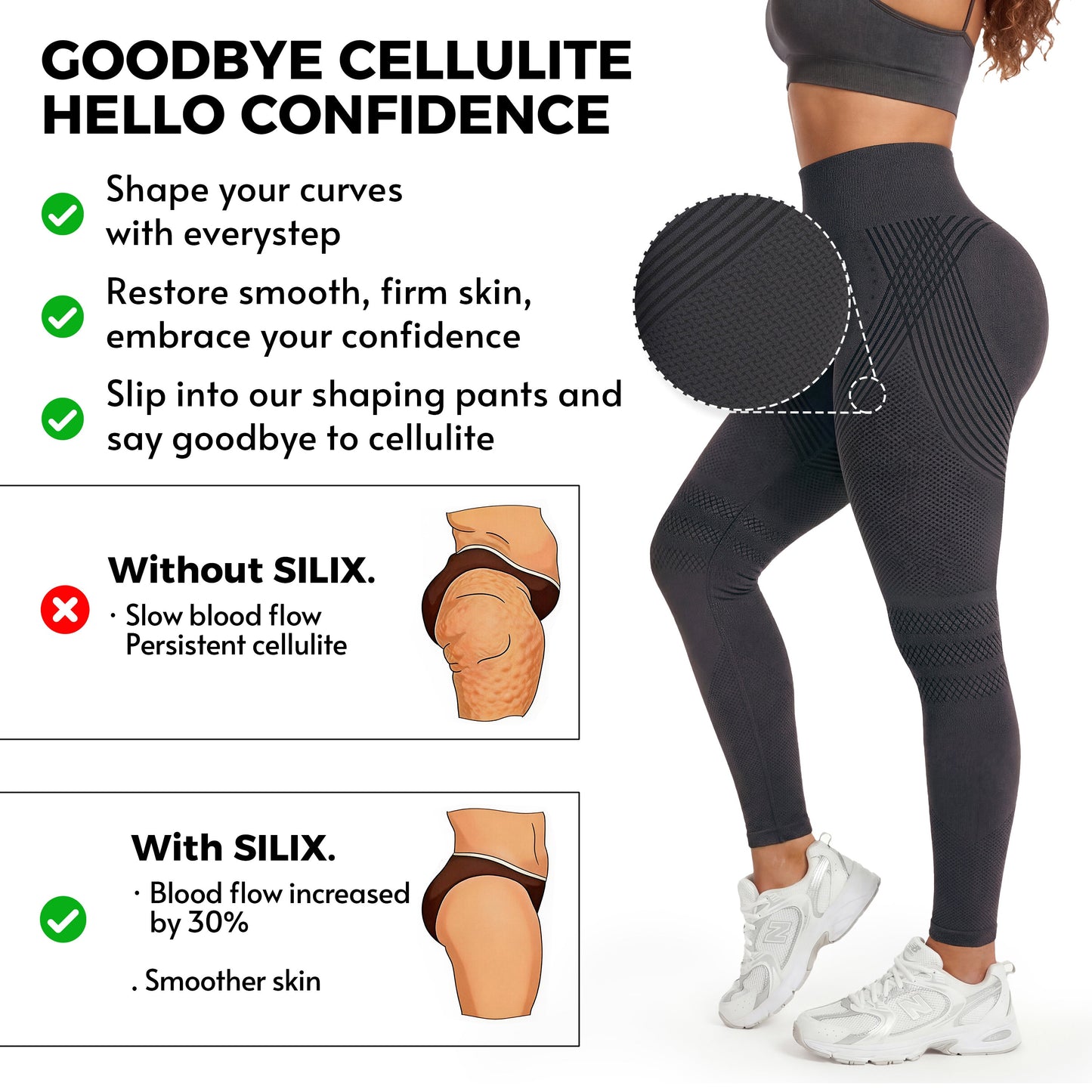 Legging Anti-Cellulite Sculptant 3D